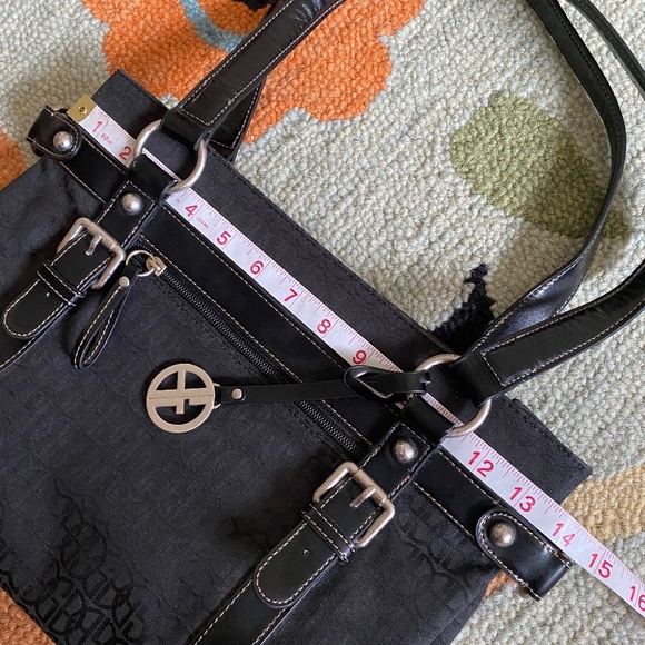 Giani Bernini I Jacquard Fabric Logo Shoulder Bag - Picture 11 of 16